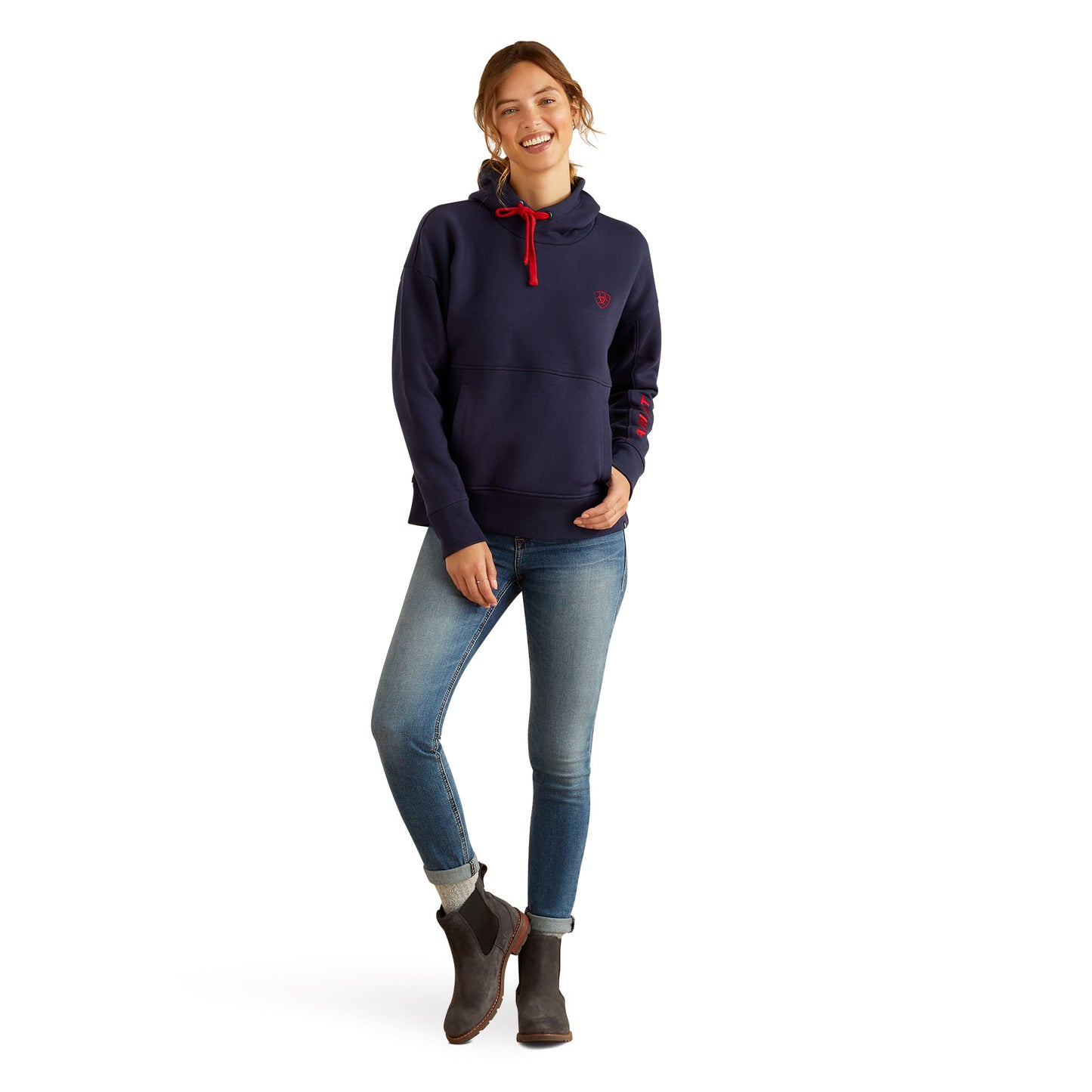 Ariat Ladies Rabere Navy Eclipse Hoodie 10052773