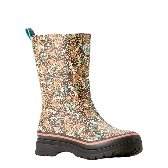 Ariat Ladies Kelmarsh Butterfly Colorful Rubber Boot 10053690