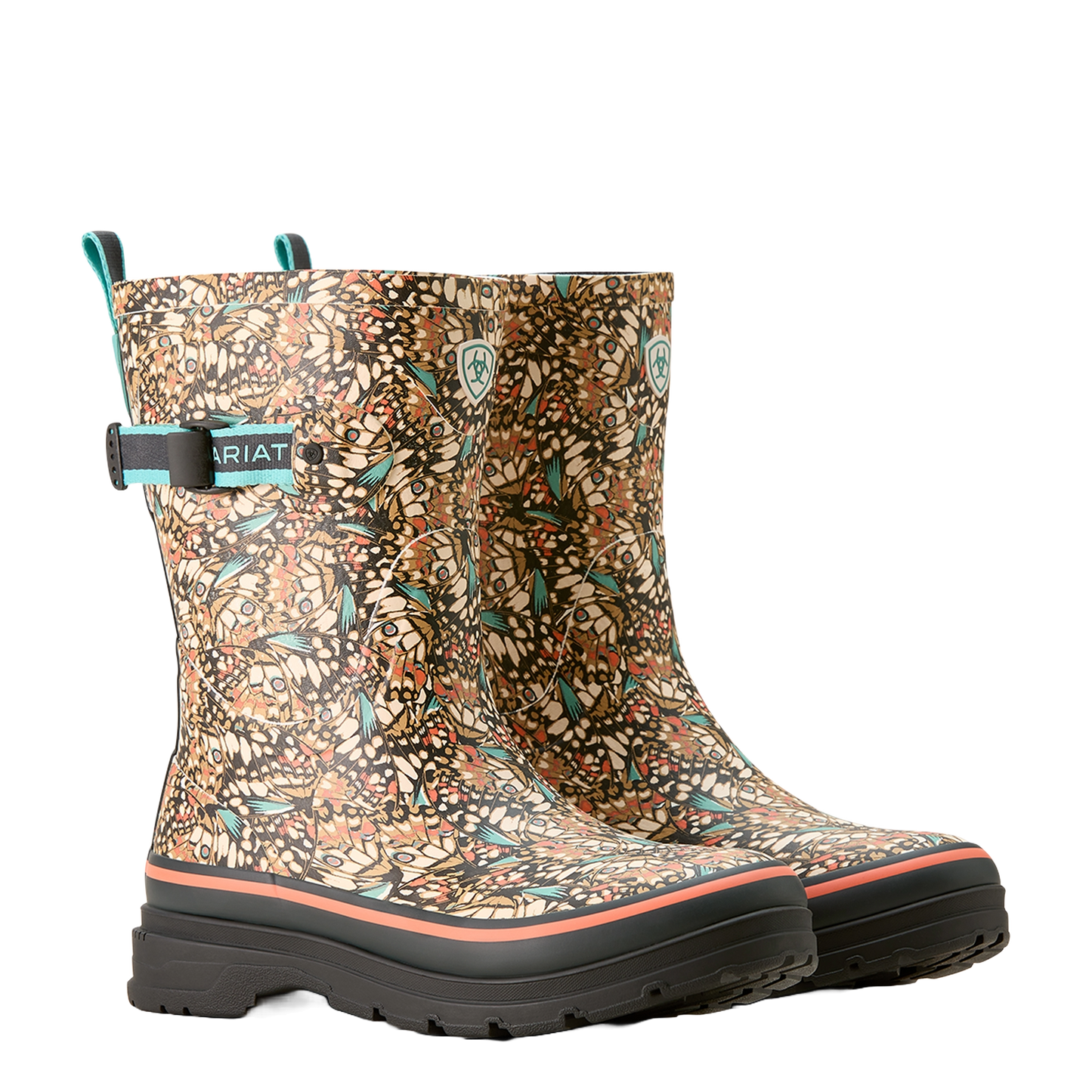 Ariat Ladies Kelmarsh Butterfly Colorful Rubber Boot 10053690