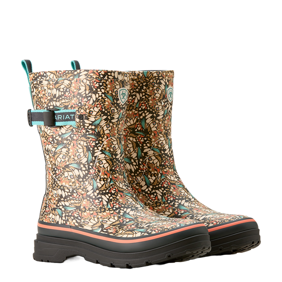 Ariat Ladies Kelmarsh Butterfly Colorful Rubber Boot 10053690