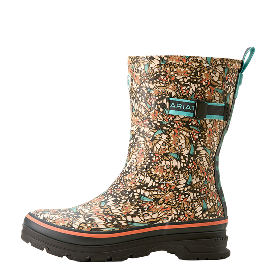 Ariat Ladies Kelmarsh Butterfly Colorful Rubber Boot 10053690