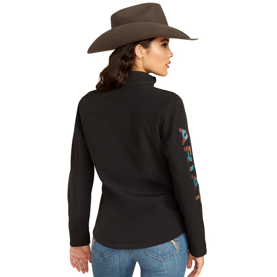 Ariat Ladies New Team Black & Serrano Print Softshell Jacket 10051977