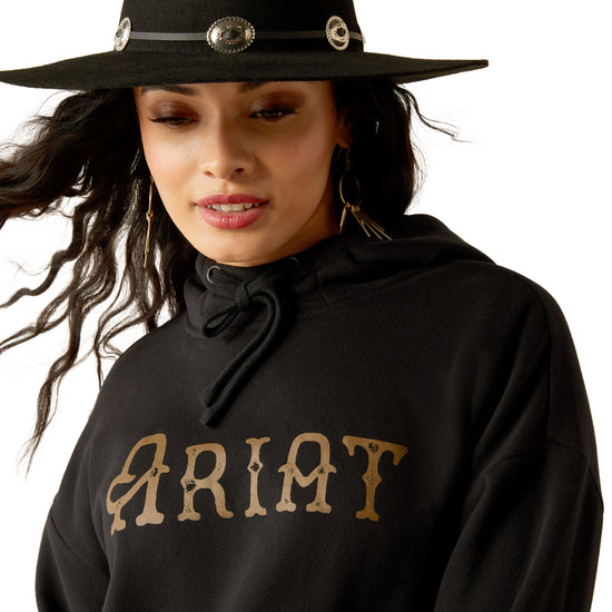 Ariat Ladies Essential Black Logo Hoodie 10052002