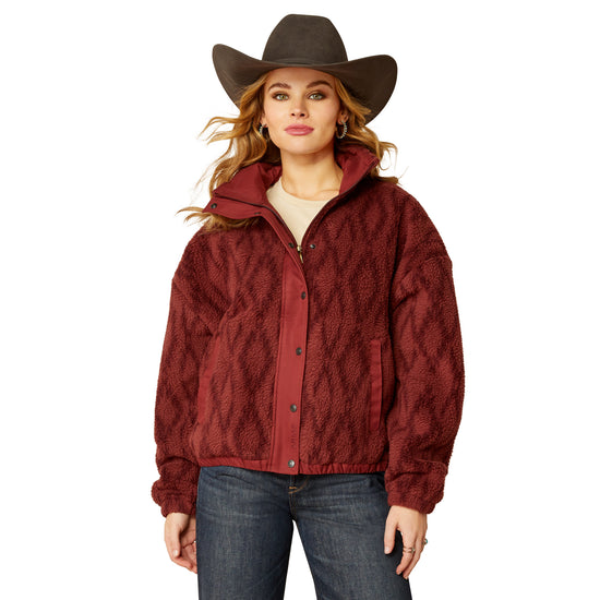 Ariat Ladies Sherpa Blocked Tonal Port Print Jacket 10052399