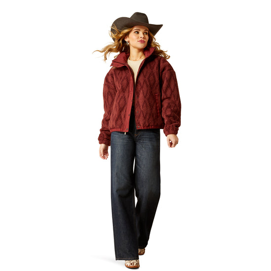 Ariat Ladies Sherpa Blocked Tonal Port Print Jacket 10052399