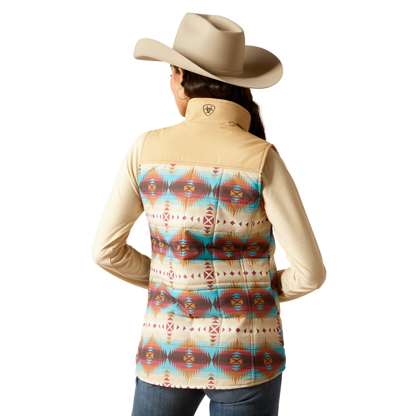 Ariat Ladies REAL Crius Serrano Southwest Print Vest 10052832