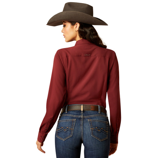 Ariat Ladies Kirby Pro Tawny Port Shirt 10052977