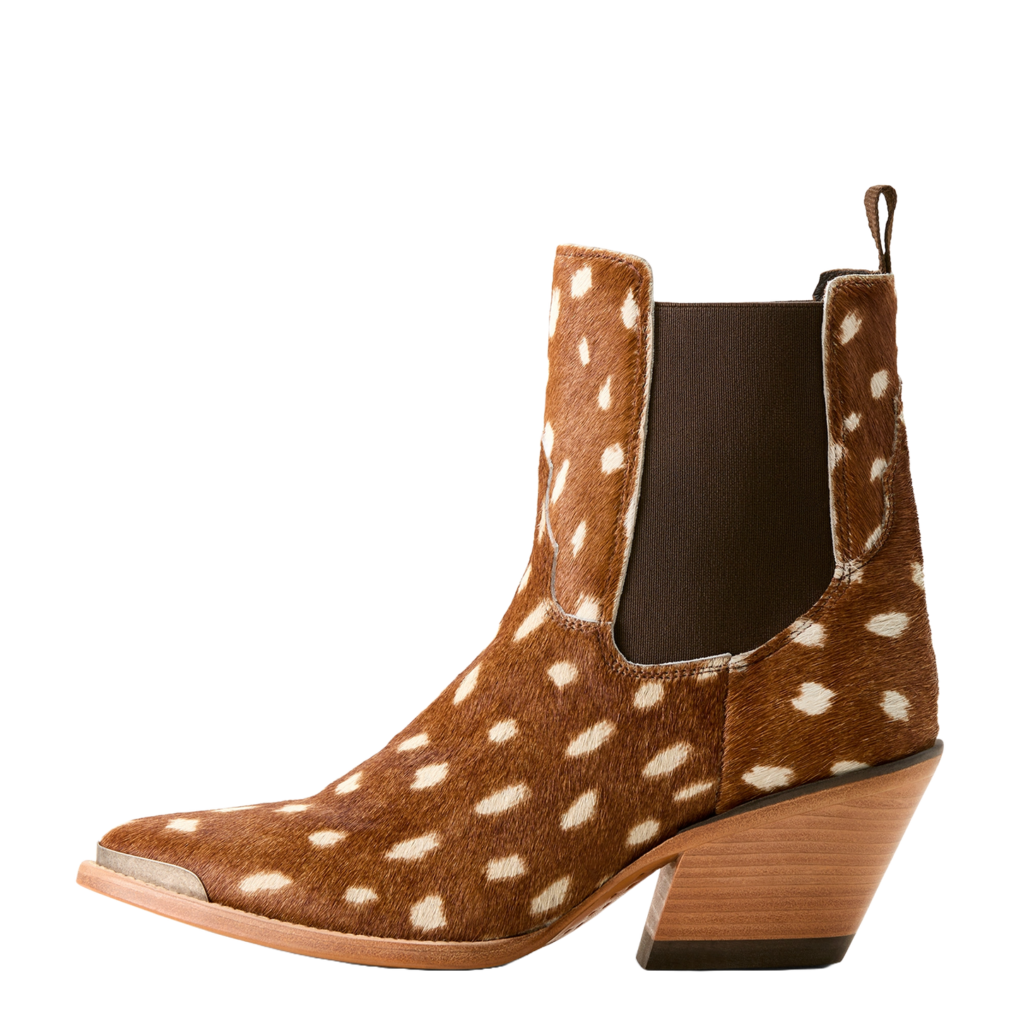 Ariat Ladies Shiloh Deer Print Brown Western Bootie 10053694