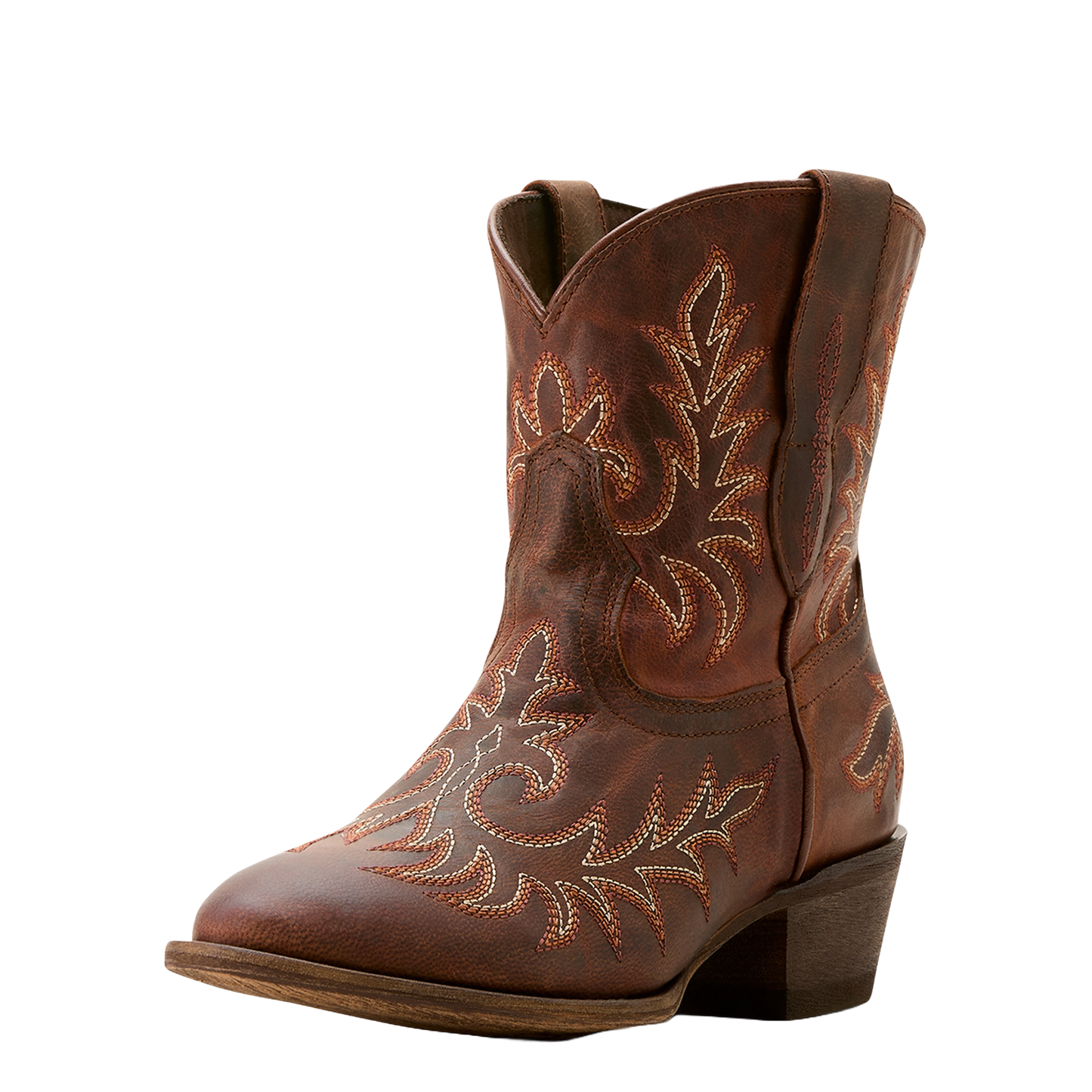 Ariat Ladies Carlin Dark Sierra Brown Western Bootie 10053794