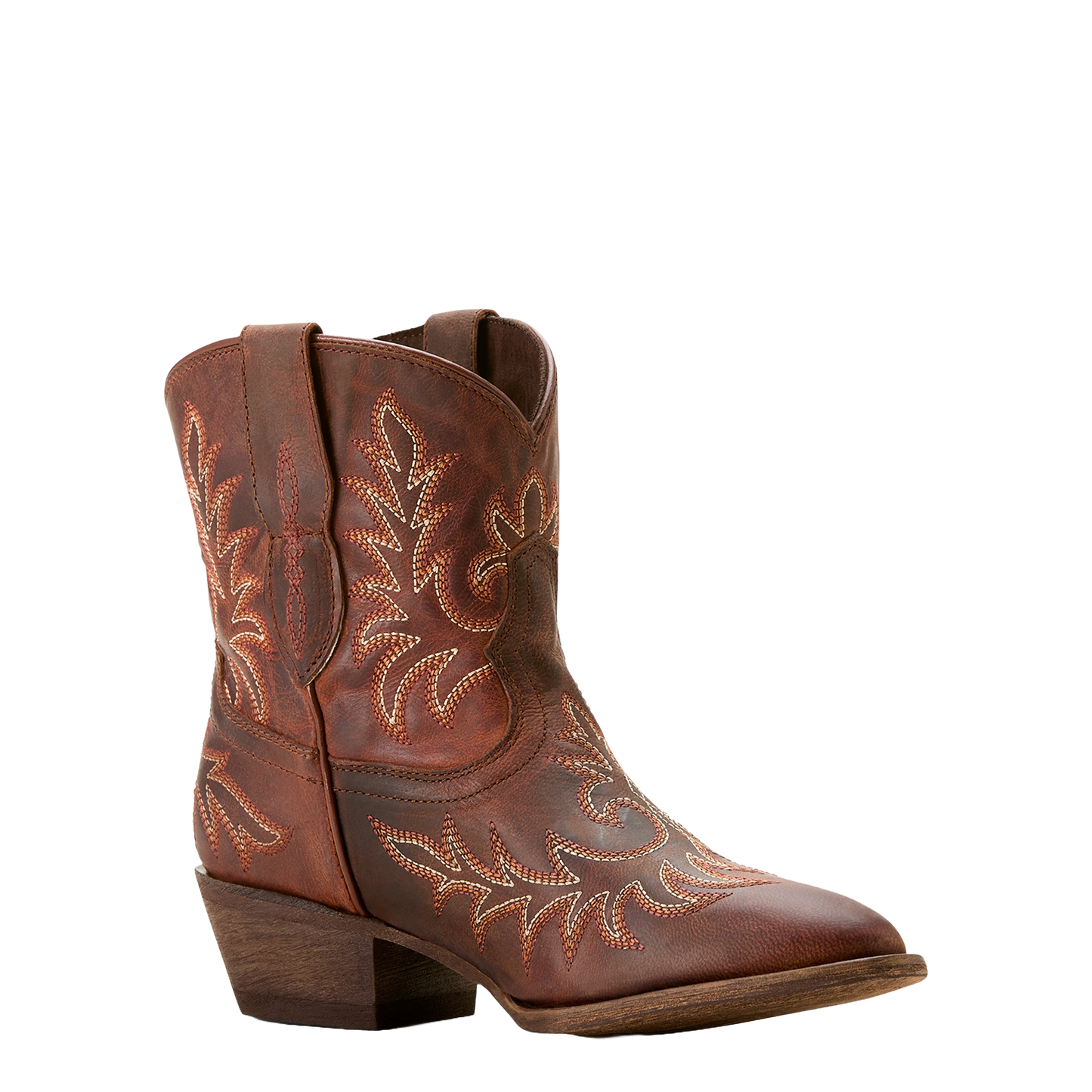 Ariat Ladies Carlin Dark Sierra Brown Western Bootie 10053794