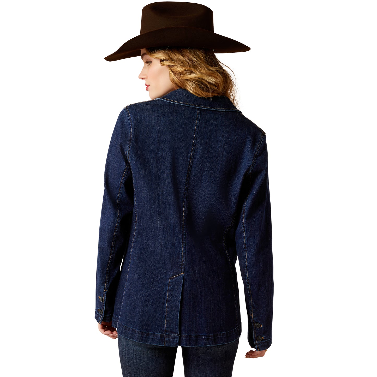 Ariat Ladies Midnight Blue Wash Denim Blazer 10053928