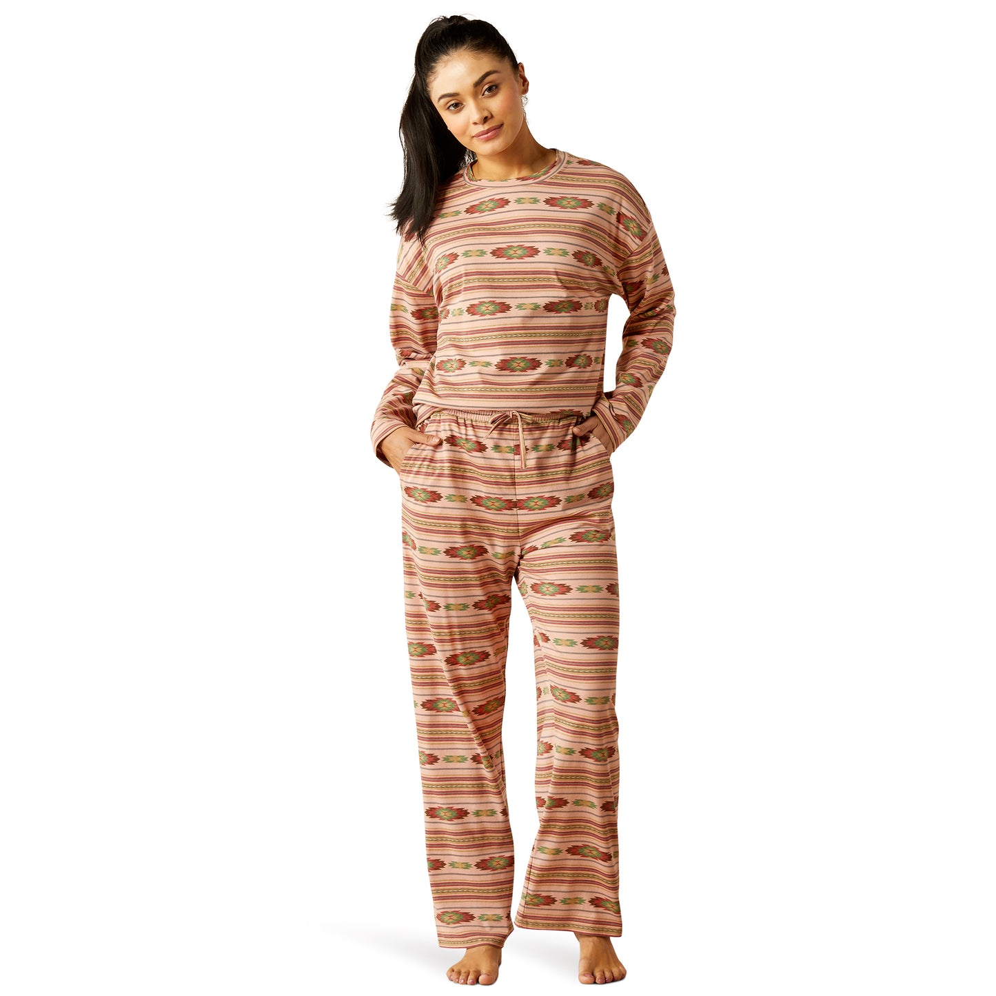 Ariat Ladies Dreams Milagro Serape Print Pajama Set 10053935