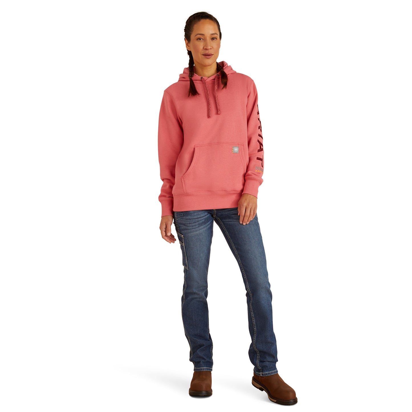 Ariat Ladies Rebar Graphic Desert Rose Hoodie 10052722