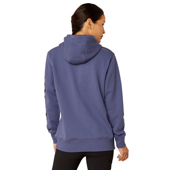 Ariat Ladies Rebar Blue Indigo Night Sky Graphic Hoodie 10052723