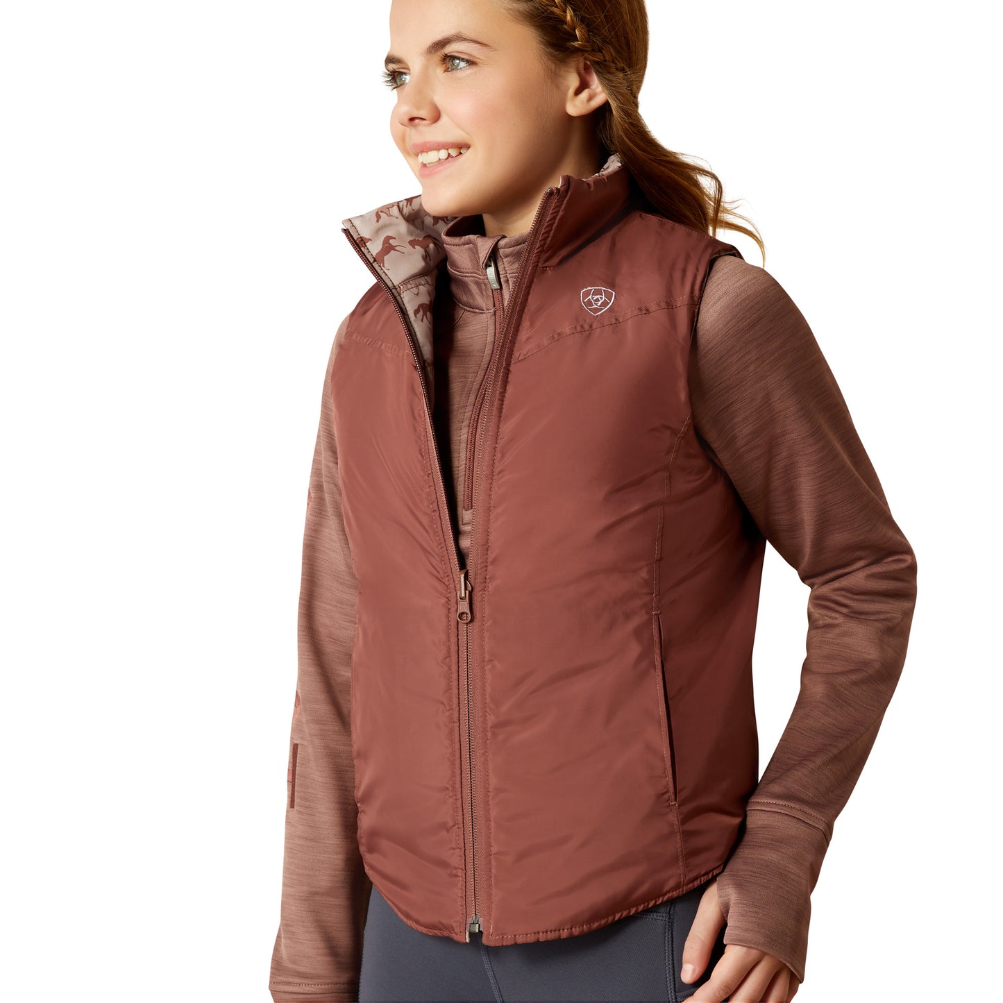 Ariat Youth Girl's Bella Reversible Insulated Vest 10053411