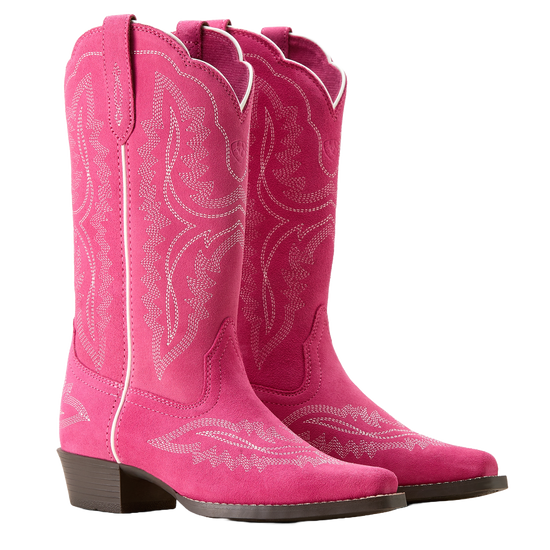 Ariat Youth Girl's Casanova Haute Pink Suede Western Boot 10053780