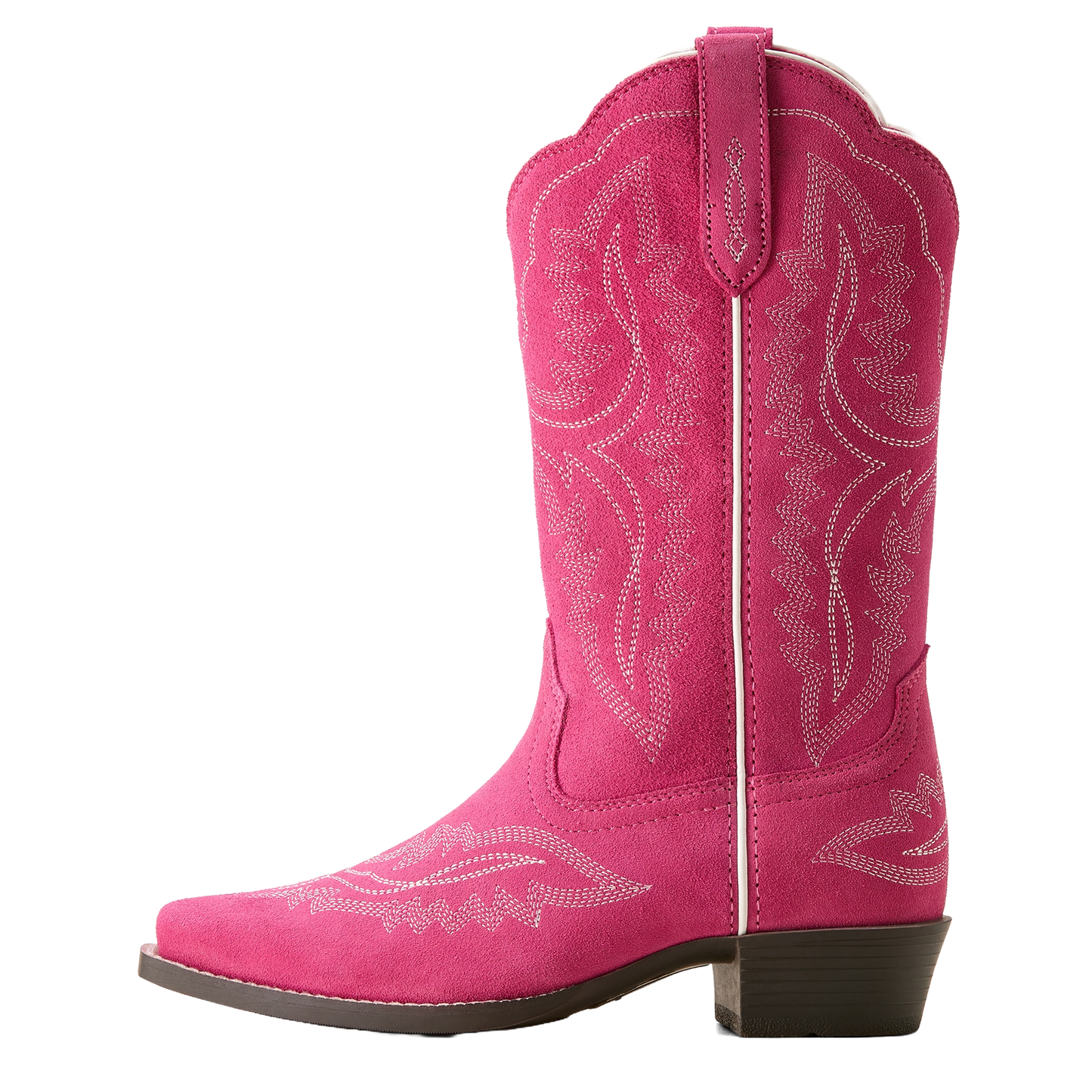 Ariat Youth Girl's Casanova Haute Pink Suede Western Boot 10053780