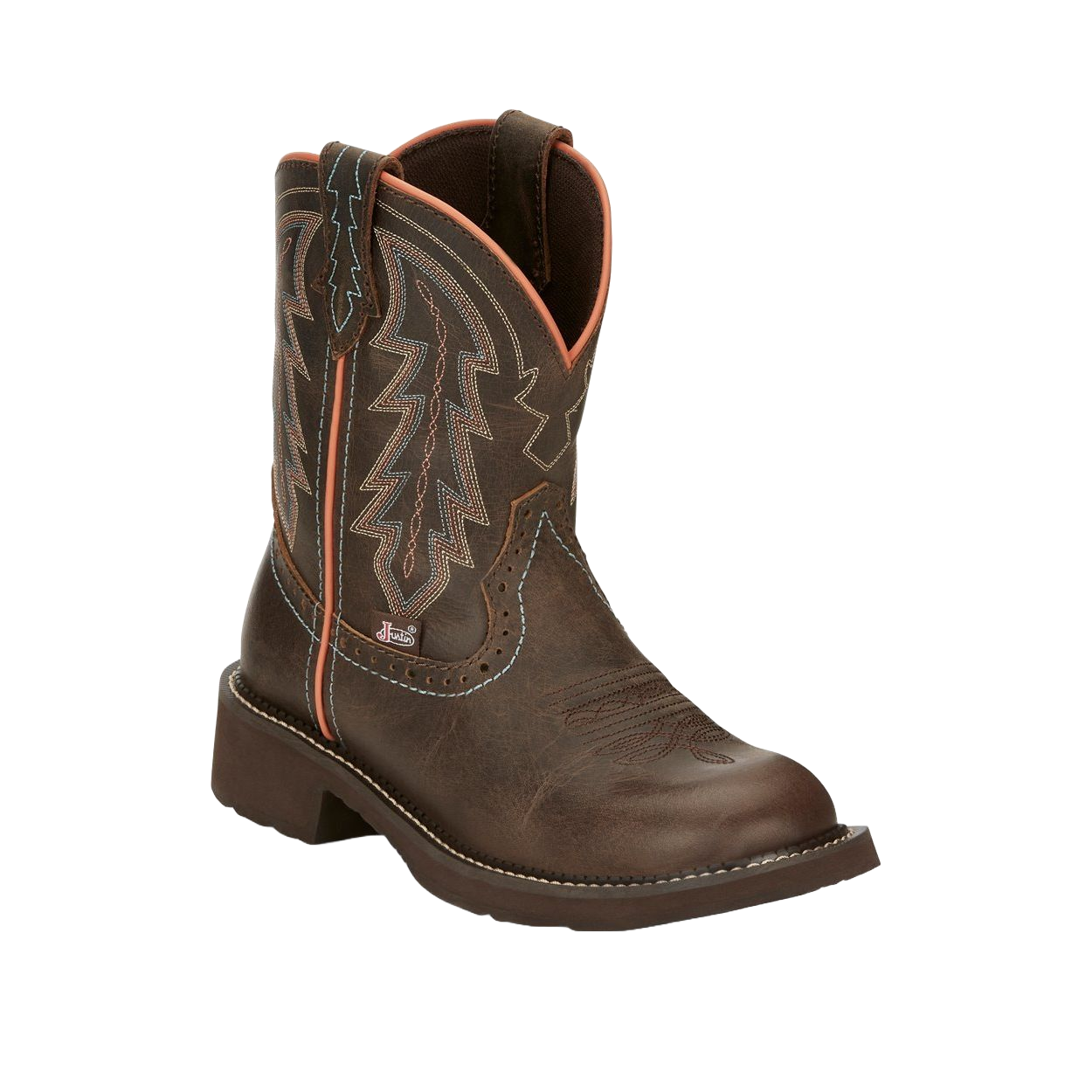 Justin Ladies Lyla Bay Brown Gypsy Round Toe Western Boots GY9538