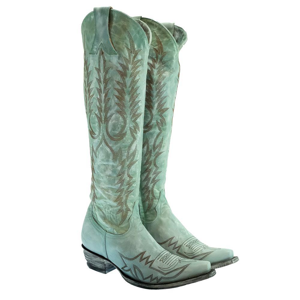 Old Gringo Ladies Mayra Bis Vesuvio Aqua Snip Toe Boots L1213-5