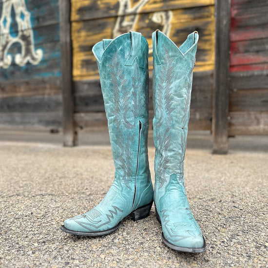 Old Gringo Ladies Mayra Bis Vesuvio Aqua Snip Toe Boots L1213-5