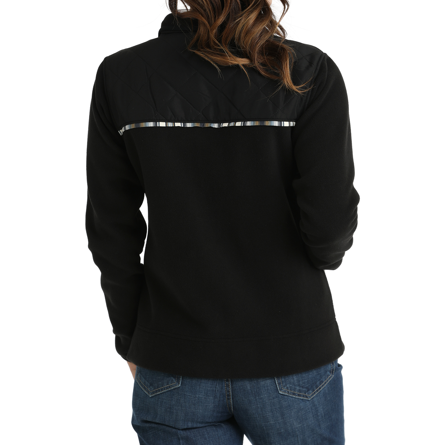 Cinch Ladies Fleece Serape Black Jacket MAJ9908001