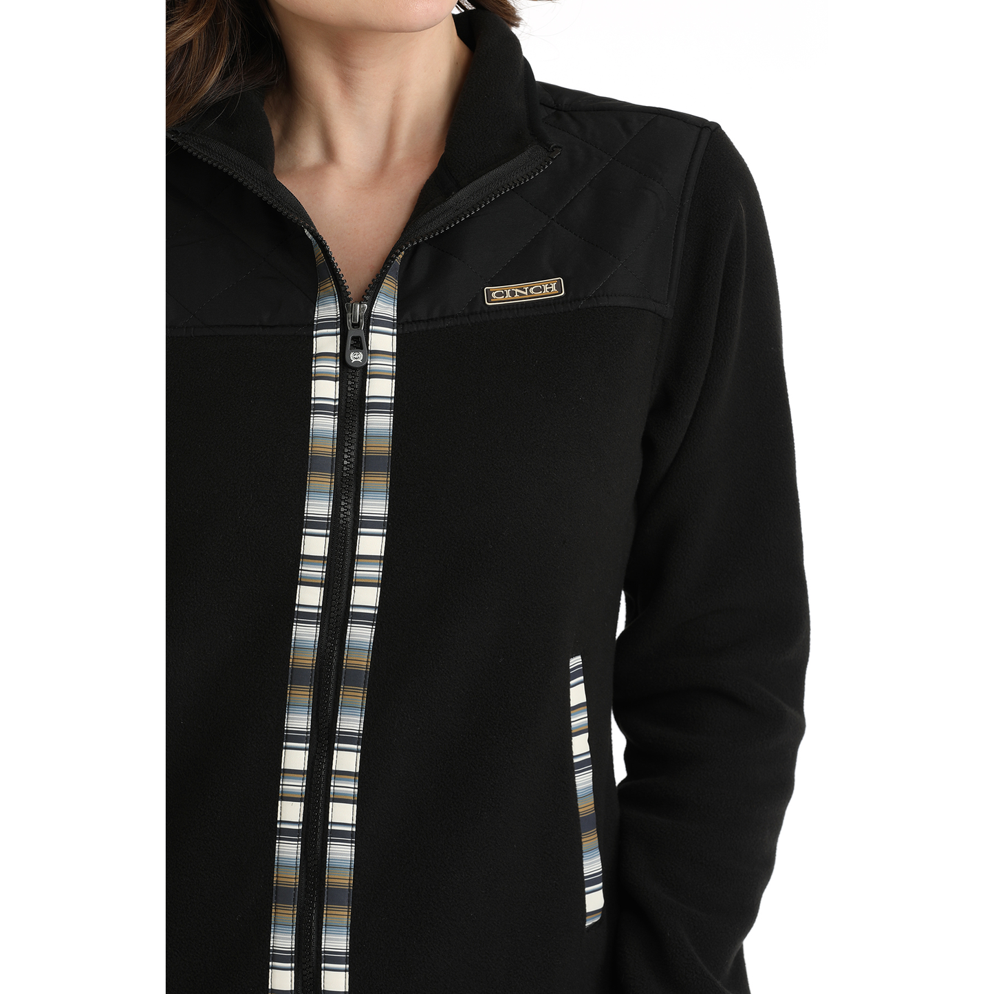 Cinch Ladies Fleece Serape Black Jacket MAJ9908001