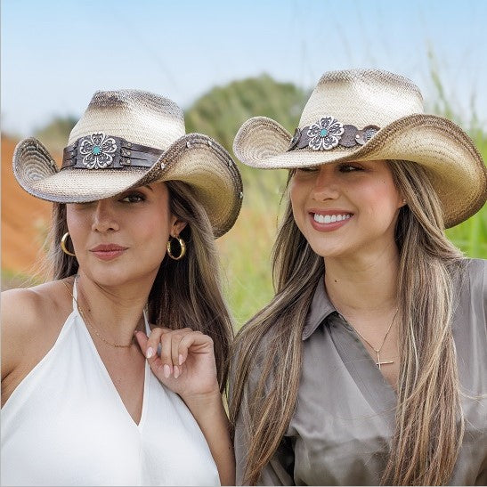 Ariat Ladies Tem Natural Brown Straw Hat 05-1013