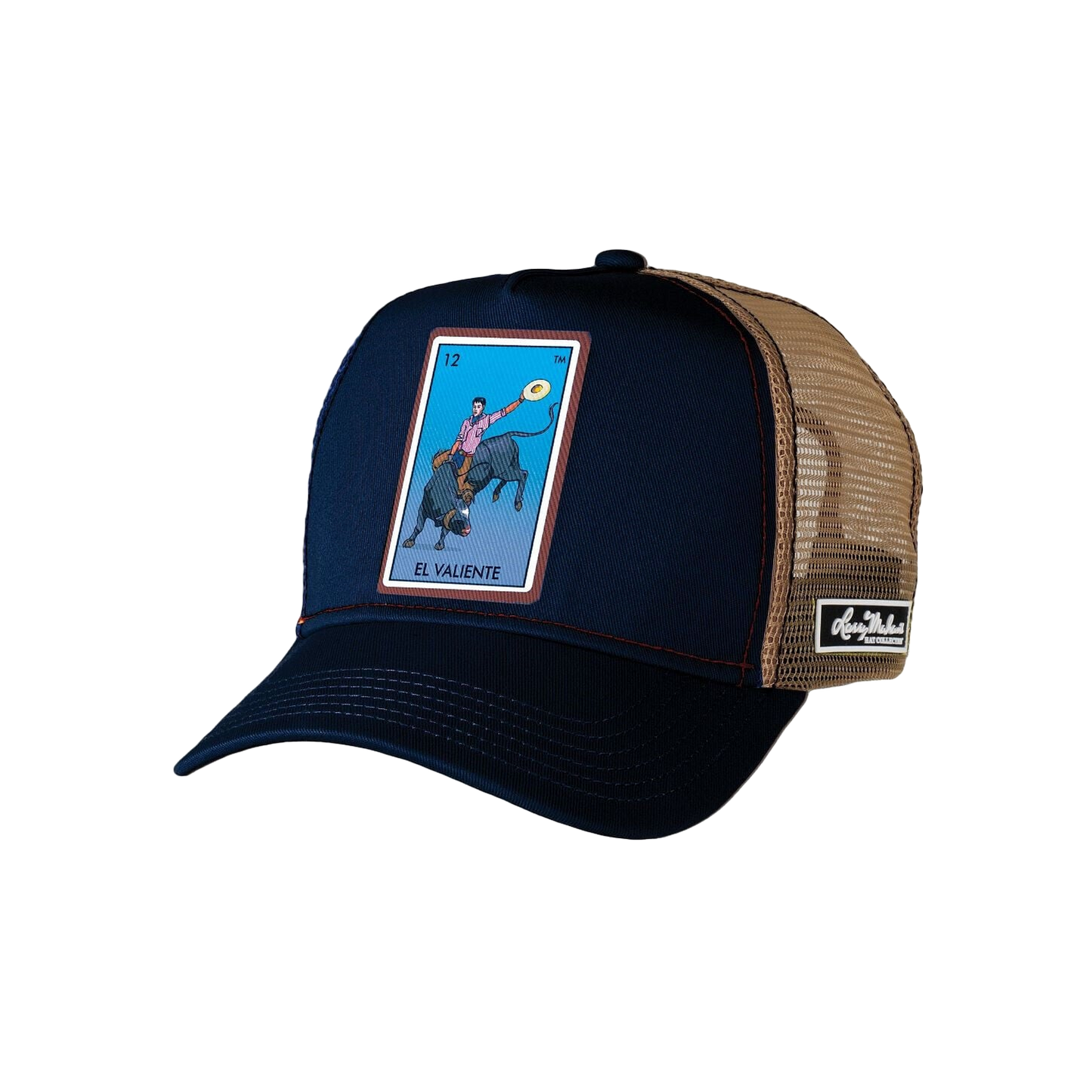 Larry Mahans Men's Loteria El Valiente Denim Cap MCBCELVA