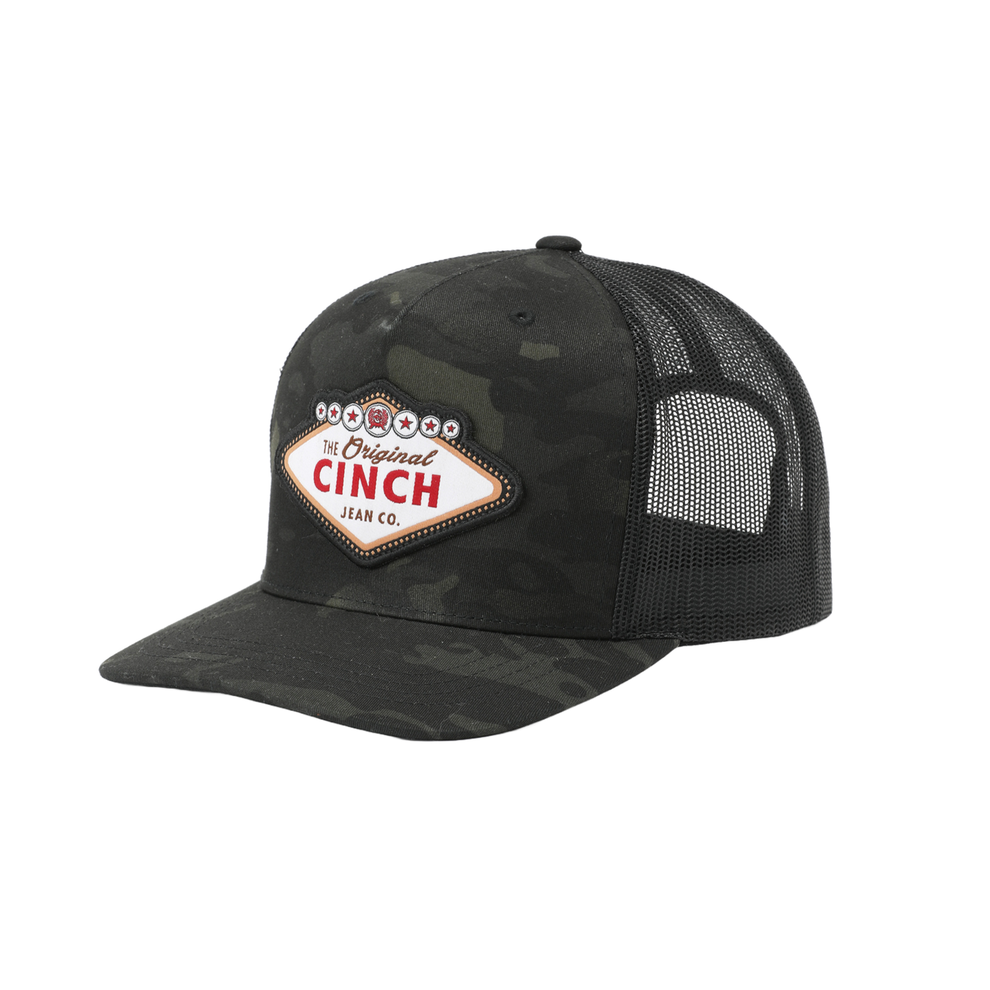 Cinch Men's Camouflage Vegas Logo Patch Trucker Cap MCC0600602