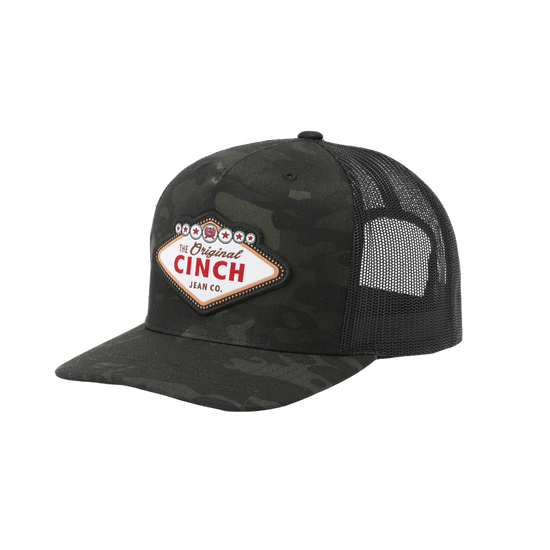 Cinch Men's Camouflage Vegas Logo Patch Trucker Cap MCC0600602