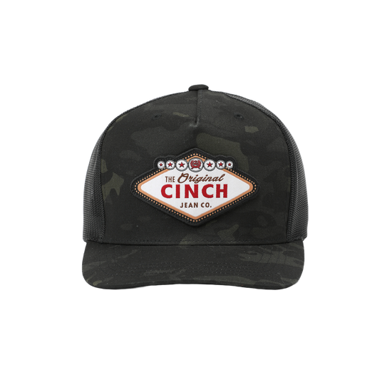 Cinch Men's Camouflage Vegas Logo Patch Trucker Cap MCC0600602