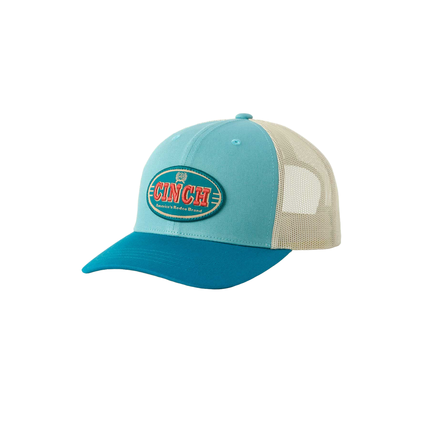 Cinch Ladies Blue & Cream Logo Trucker Cap MHC7901006