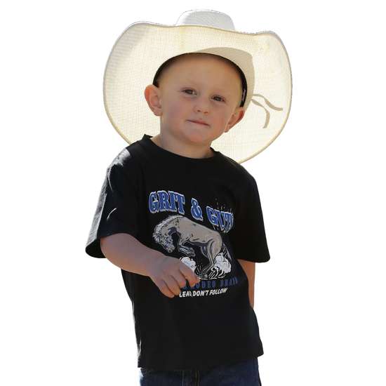 Cinch Infant Boys "Grit & Guts" Black T-Shirt MTK7672056