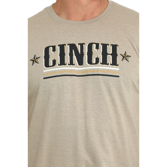 Cinch Men's Logo Cream Graphic T-Shirt MTT1690653