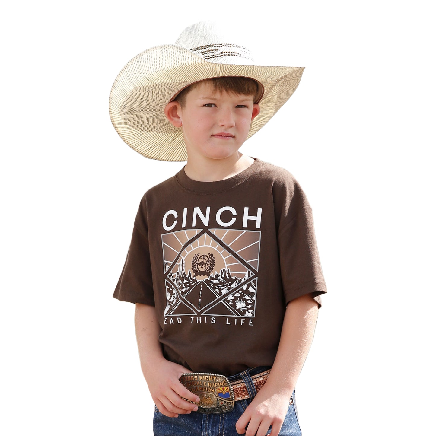 Cinch Jeans  Men's Cinch Cowboy Country Cap - Brown