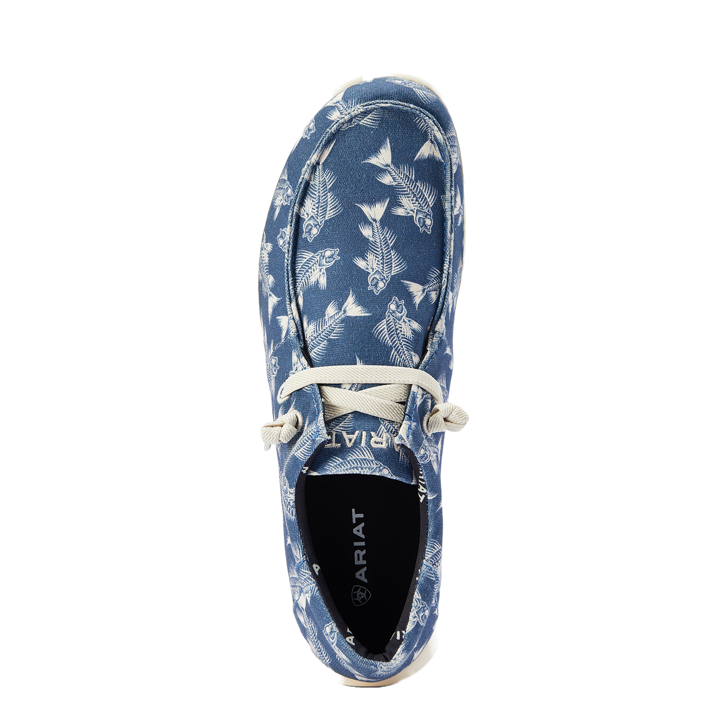 Ariat® Men's Hilo Stretch Lace Bonefish Blue Slip On Shoes