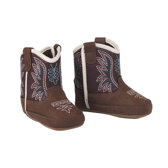 Ariat Infant Girl's Lil Stompers Briar Brown Western Boots A442001902