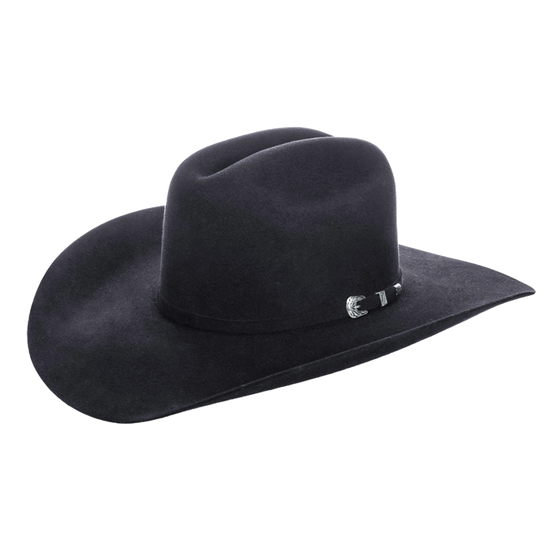 Larry Mahan 5X Fort Worth Black Felt Hat MF0557FWRT42-BLK