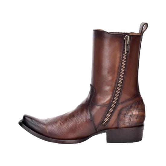 Cuadra Men's Studded Honey Brown Western Boots CU406
