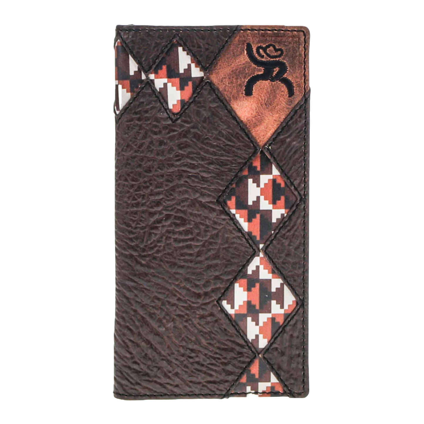 Hooey Tahonta Dark Brown Western Rodeo Wallet RW014-BRTN