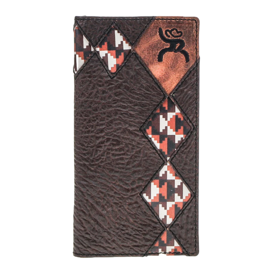 Hooey Tahonta Dark Brown Western Rodeo Wallet RW014-BRTN