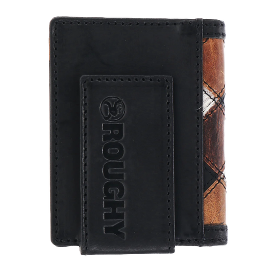 Hooey Smackdown Patchwork Western Black & Brown Bifold Wallet RFW009-BRBK