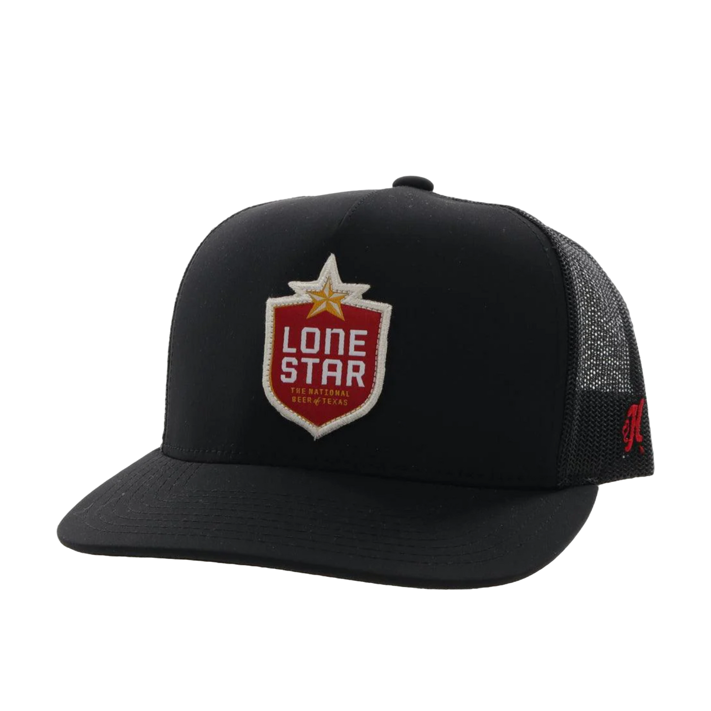 Hooey Lone Star Black & Red Graphic Trucker Cap LS011T-BK