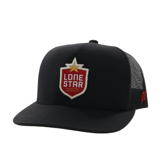 Hooey Lone Star Black & Red Graphic Trucker Cap LS011T-BK