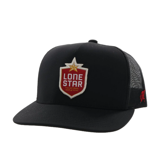 Hooey Lone Star Black & Red Graphic Trucker Cap LS011T-BK