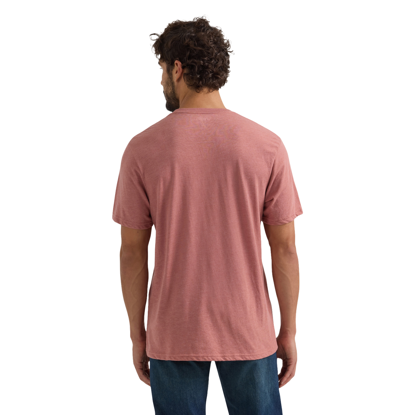 Wrangler Men's Western Rodeo Graphic Rose Heather T-Shirt 112350033