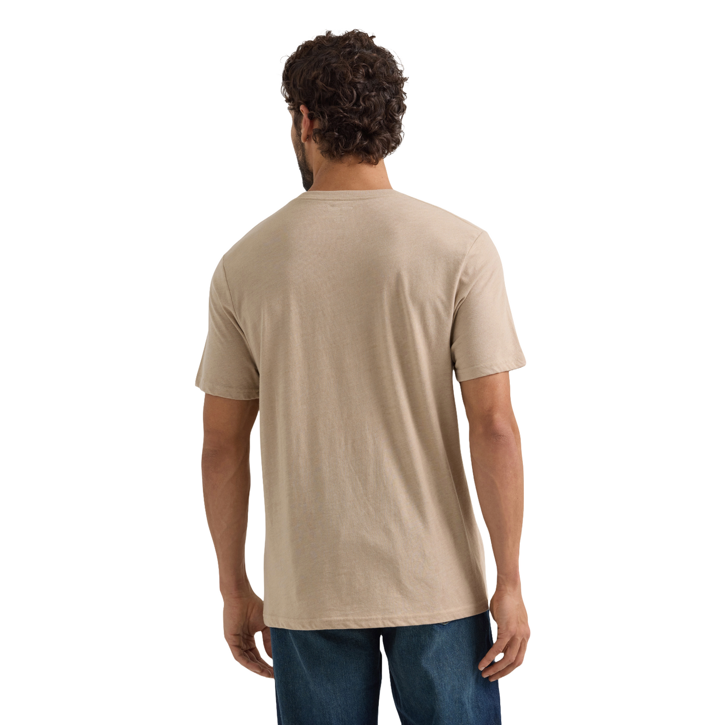 Wrangler Men's Western Graphic Tan Heather T-Shirt 112350054