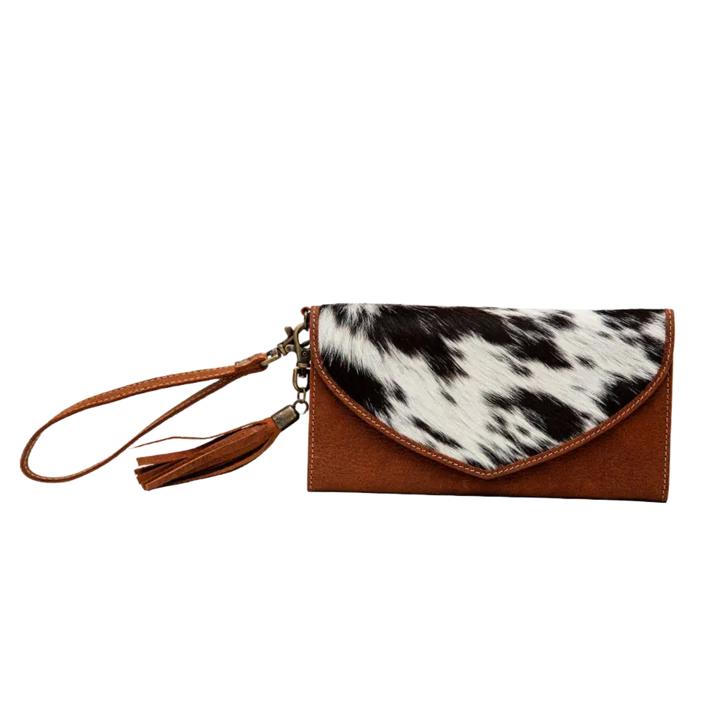 Myra Bag Ladies Article Brown Wristlet Wallet S-6562