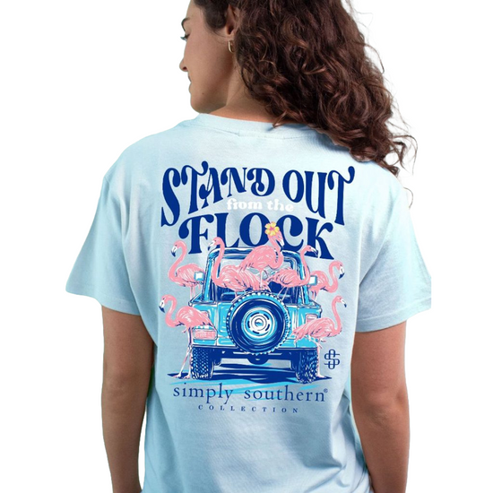 Simply Southern Stand Out From The Flock T-Shirt SS-FLOCK-ICE