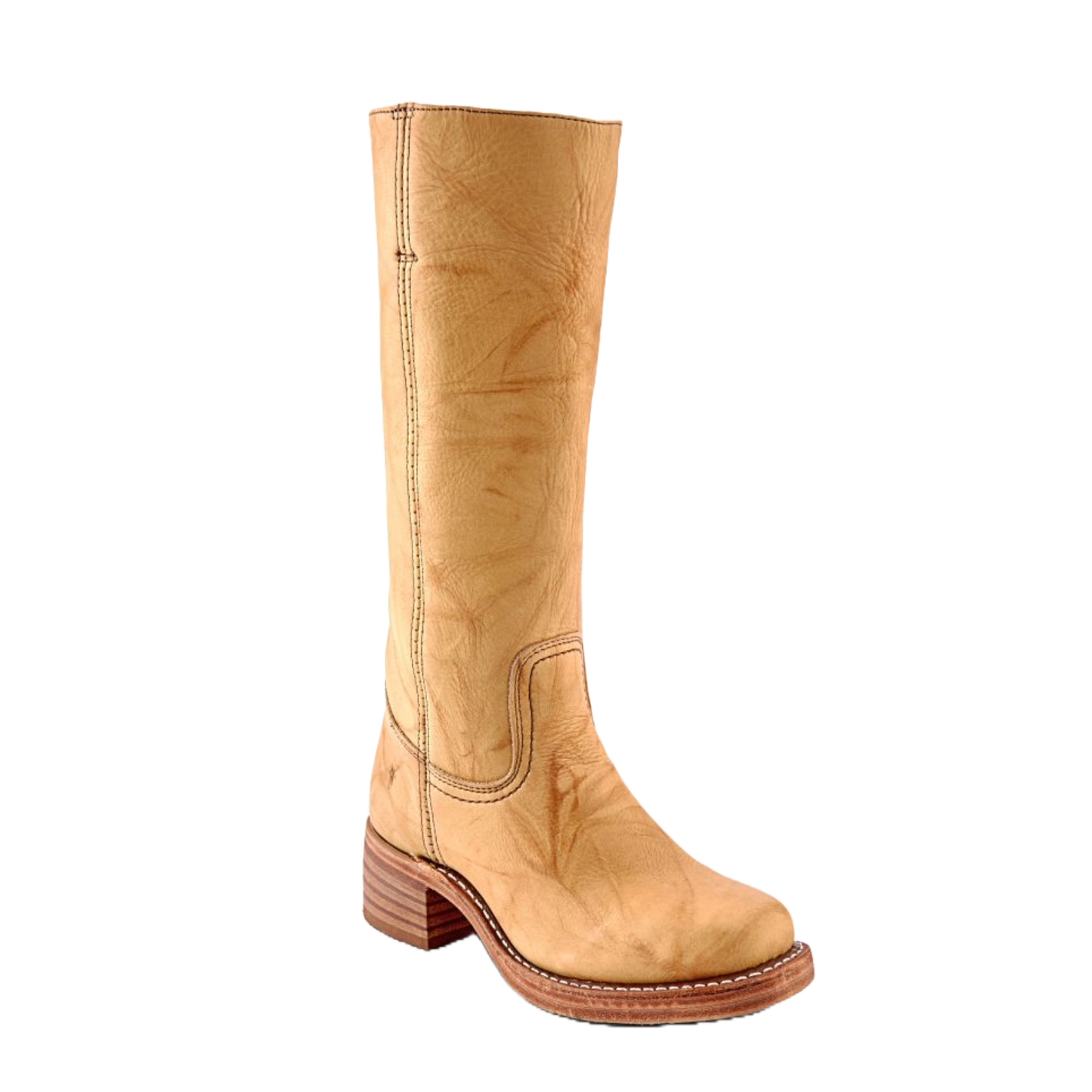 Frye Ladies Campus 14L Banana Montana Leather Tall Boots 3477050-BAN